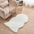 thumbnail image 3 of Sheepskin Area Rug Soft Fuzzy Shag Carpet Machine Washable Nursery Throw Rug for Living Room Bedroom Kids Room, 3 of 3