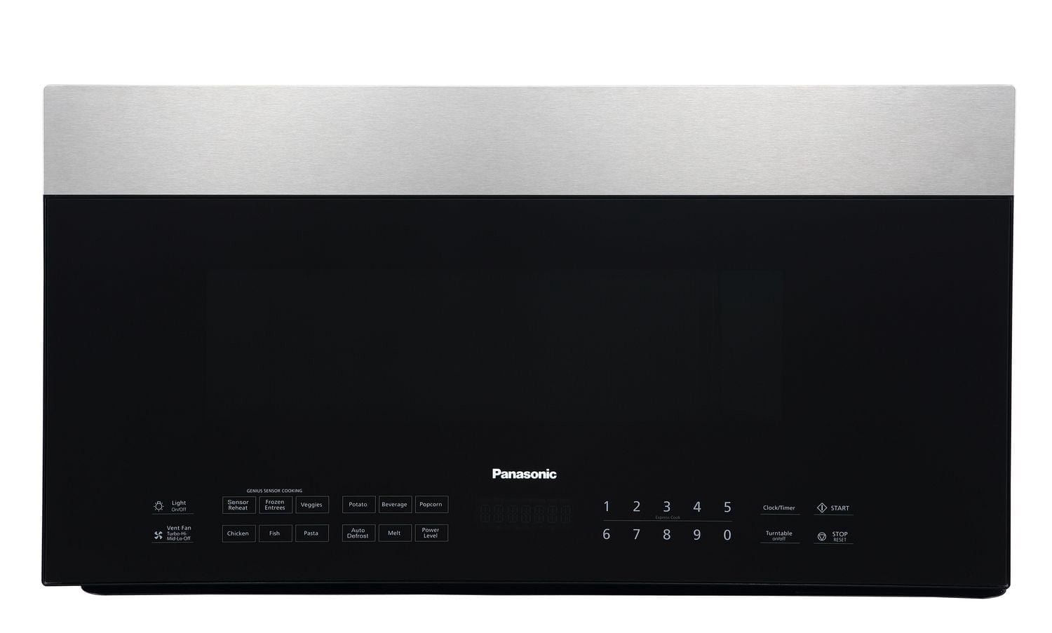 Panasonic NNSG158S Genius Over-The-Range Microwave Oven, Stainless Steel