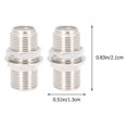 thumbnail image 2 of MIANGASTORE 6 Sets F Type Plug Coax Connector Cable Adapter Connector Supplies, 2 of 8