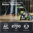 thumbnail image 3 of Greenworks Laveuse à Pression Électrique 2700 PSI 1,2 GPM 14 A - GPW2700, 3 of 11