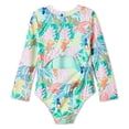 thumbnail image 3 of George Toddler Girls' Adaptive One Piece Rashguard Swimsuit, 3 of 3