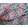 thumbnail image 4 of oneOone Silk Tabby Fabric Madras Check Decor Fabric Printed BTY 42 Inch Wide, 4 of 4