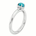 thumbnail image 3 of Bague en Argent Sterling Stackable Expressions Turquoise Poli Taille 10, 3 of 3