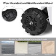 thumbnail image 4 of Gymax Kids Ride On Car 6V Battery Powered ATV w/4 Anti-skid Wheels Music Player White, 4 of 8