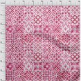 thumbnail image 4 of oneOone Rayon Pink Fabric Floral Sewing Craft Projects Fabric Prints By Yard 56 Inch Wide, 4 of 5