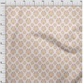 thumbnail image 4 of oneOone Polyester Spandex Orange Fabric Block Craft Projects Decor Fabric Printed By The Yard 56 Inch Wide-NK, 4 of 5