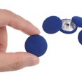 thumbnail image 4 of Unique Bargains 10pcs 36L Fabric Cloth Covered Button 23mm Round Metal Shank Sewing Buttons for Suits Dress Blouses, Deep Blue, 4 of 5