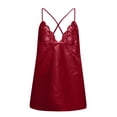 thumbnail image 4 of EQWLJWE Robes d'Été pour Femmes 2023 Liquidation Robes pour Femmes Robe d'Été pour Femmes Aguichant Style Fendu Col Suspendu Dos Ouvert Bretelle Robe à Col en V, 4 of 5