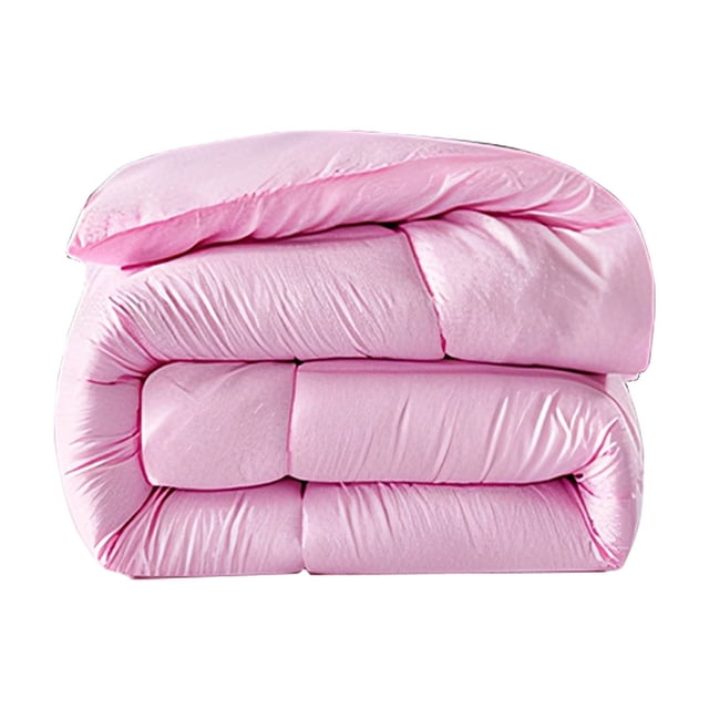 Bed Quilt Large - Quilted All Season Down Quilt with White Lightweight Quilt Angled Label - Machine Washable Large 59X 79 Inches