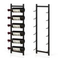 thumbnail image 1 of Gymax 6 Bottles Wall Mounted Wine Rack Metal Wine Display Holder Organizer, 1 of 10