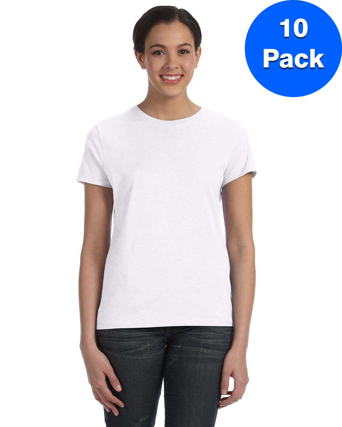 Hanes T-Shirt Perfect-T pour Femmes - SL04 (Lot de 5)