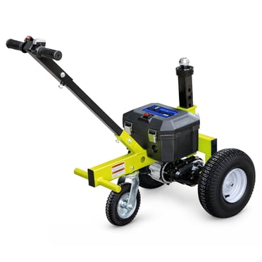 Tow Tuff TMD-35ETD8 Adjustable 3500 Lbs Capacity Electric Trailer Dolly, Green