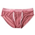thumbnail image 3 of B91xZ Boxeurs pour Hommes en Coton Doux et Respirant avec Ceinture Confortable, Rouge P, 3 of 4