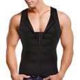 thumbnail image 2 of Men Shapewear Slimming Body Shaper Compressed Shirt Tank Top with Zipper Underwear for Tummy Control,, 2 of 5