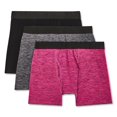 thumbnail image 1 of Lot de 3 caleçons boxeurs ajustés George pour hommes, 1 of 2