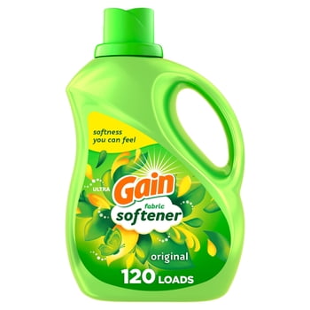 Gain Liquid Fabric Softener, Original Scent, Smooth Touch - softness you can feel, 120CT