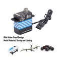 thumbnail image 4 of 9KG RC Digital Micro Servo, High Sensitivity IP66 Metal Servo for SCX10 III 1/18 RC Crawler with Arm Replacement, 4 of 7