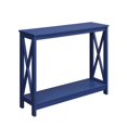 thumbnail image 3 of Convenience Concepts Oxford Table Console, Fini Bois Bleu, 3 of 3