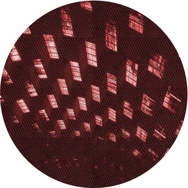 Ahgly Company Tapis d'Intérieur Ronds Transitionnels Lavables à la Machine, Brun Chocolat, 8 Pieds Rond