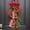 B, variant on Uuiauoio Christmas Bells with Red Ironwork Design, Window Hanging Ornaments for Holiday Home Decor, Festive Seasonal Accents for Party and Celebration Displays