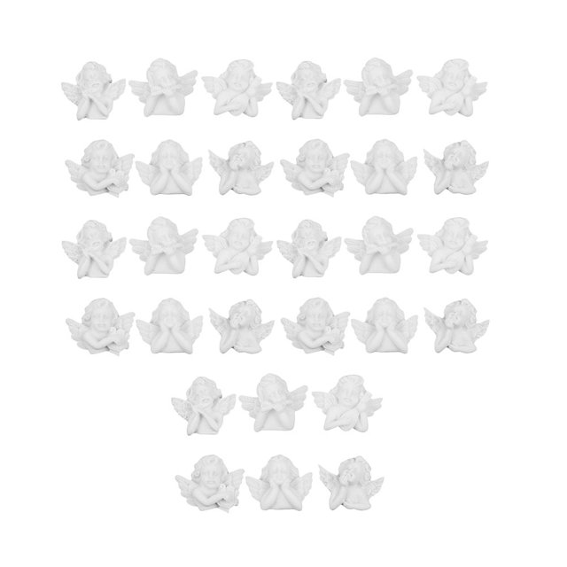 60 Pcs Décorations Miniatures d'Ange pour Étui de Téléphone Mini Décoration en Résine d'Ange
