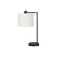 thumbnail image 4 of Monarch Specialties Lighting, 19"h, Table Lamp, Usb Port Included, Black Metal, Ivory / Cream Shade, Modern, 4 of 5