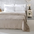 thumbnail image 3 of Couverture en peluche Mainstays Brune T, 3 of 6