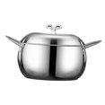 thumbnail image 3 of GROWTH TANK Stainless Steel Cookware Soup Pot with Lid for Stew Household Soup, 3 of 9