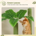 thumbnail image 3 of PAWZ Road 90.5-100.4" Floor to Ceiling Cat Tree Tower Adjustable Cat Tree for Cats Scratching Green, 3 of 9