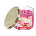 thumbnail image 1 of 14 Oz 3 Wick Jar Candle With Embossed Lid (Watermelon Lemonade) - Set of 2, 1 of 1