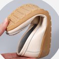 thumbnail image 4 of LSLJS Chaussures Décontractées Confortables Ajourées pour Femmes en Cuir avec Semelles Souples Talons Inclinés, Chaussures Compensées pour Femmes, 4 of 9