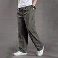 thumbnail image 1 of EGNMCR Pantalon Léger pour Homme, Pantalon Cargo Homme, Pantalon en Lin Homme Pantalon Cargo Homme Coupe Ajustée Uni Droit Pantalon Décontracté Extérieur Sport Salopettes Pantalon Pantalon en Coton pour Homme, 1 of 5