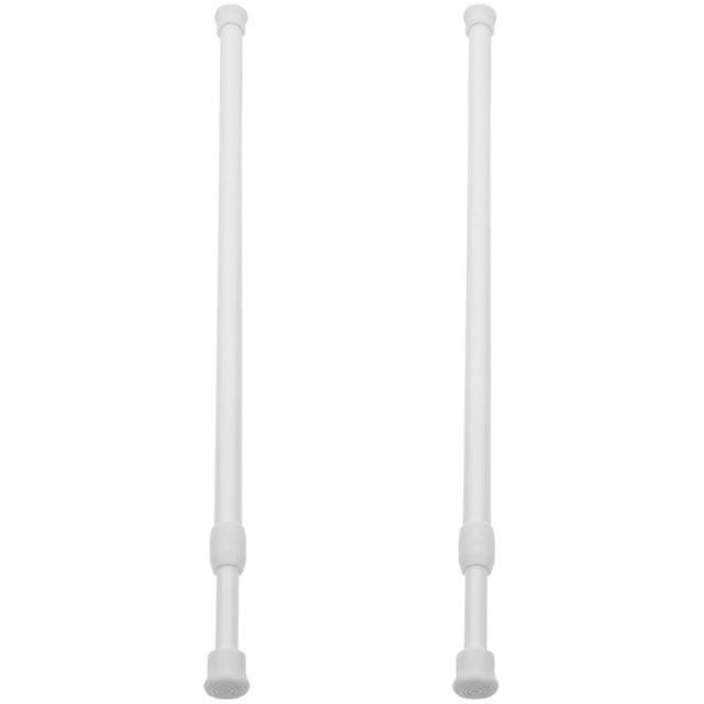 2pcs Window Security Bar Telescopic Spring Tension Rod Closet Rod Curtain Bar