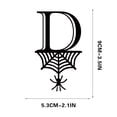 thumbnail image 1 of Spider Halloween Decoration Hang Tag Set with 26 Iron Letters 5.3 cm x 9 cm, Black Rope Included, 1 of 4