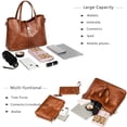 thumbnail image 2 of YNIQUE Satchel Purses and Handbags for Women Shoulder Tote Bags Wallets, 2 of 2