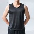 thumbnail image 2 of Timegard Tank Tops Men Plus Size Breathable Workout Running Tee Shirts Round Neck Sleeveless Loose Top, 2 of 5
