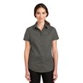 thumbnail image 1 of Port Authority Ladies Short Sleeve SuperPro Twill Shirt-L664, 1 of 1