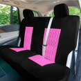 thumbnail image 4 of Universal Fit Car Seat Cover – Full Set of Automotive Seat Covers, Diamond Stitched Flat Cloth Cloth Seat Protector for Cars, Trucks, SUVs and Vans, Washable Seat Cover, 4 of 7