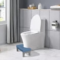 thumbnail image 4 of ZZkhGO Ergonomic Toilet Footstool for Squatting, 6.7 Inch Bathroom Step Stool, Non-Slip Potty Riser for Constipation Relief Hemorrhoid Care, 4 of 6