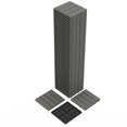 thumbnail image 1 of Garvee 48-Pack 12"x12" Interlocking Composite Deck Tiles for Patio, Balcony, Porch, Poolside, Grey, 1 of 8