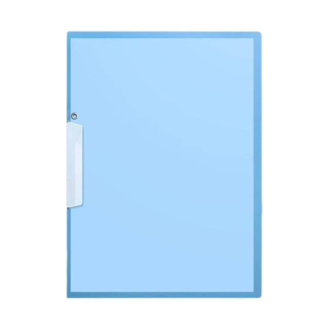 1 Pack Blue Report Covers with Swing Clip, File Folder with Swing Clip, 30 Sheets Capacity, Slide Locking Report Covers, Letter Size, Front Report Covers for Documents Presentation Resume Office