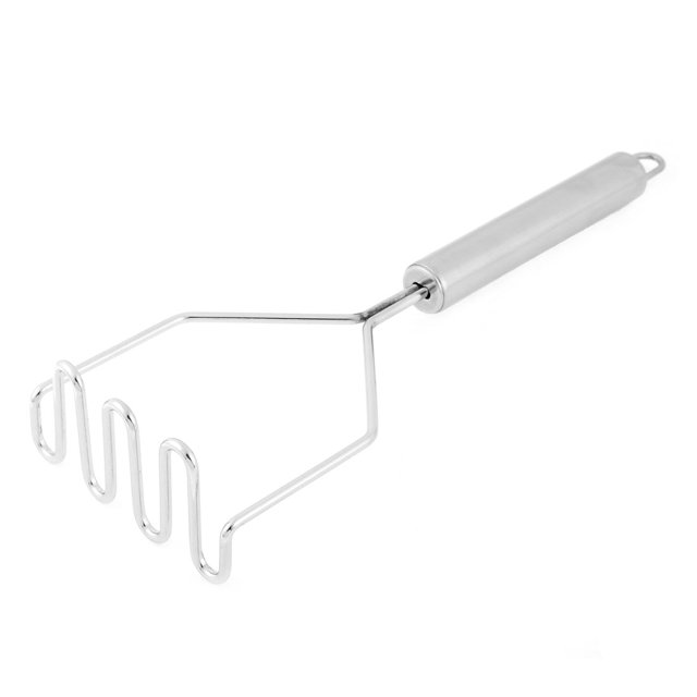 Unique Bargains Kitchen Stainless Steel Potato Press Egg Masher Ricer Fruit Crusher Gadget Tool