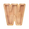 thumbnail image 1 of Birdeem Personalized Wooden Name Money Box Wooden Deposit Box Twenty Six English Letters, 1 of 1