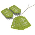 thumbnail image 3 of Inkdotpot Silver Foil Paper Hang Tags Love Is Sweet Wedding Favor Tags 100 Pack, 3 of 6