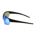 thumbnail image 2 of Athletic Works Matte Black With Green Revo Polarized Lens Sunglasses, 2 of 3