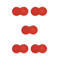 thumbnail image 2 of Maytalsory Easy To Clean Pet Mat Variety Of Styles Dog Accessory Safe And Non-toxic Red 5Set, 2 of 6