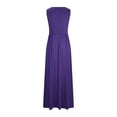 thumbnail image 3 of UPPADA Plus Size Wedding Guest Dress for Womens Short Sleeve Wedding Ball Prom Formal Dress Floor-Length Dress Cocktail Wedding Formal Wrap Dress Deal of The Day, 3 of 5