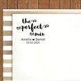 thumbnail image 2 of Printtoo Personalized Violet Self Inking Wedding Favor Rubber Heavy Duty Stamp The Perfect Mix Round Custom&nbsp;Stamper-40 mm, 2 of 6