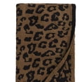 thumbnail image 4 of serony Throw Blanket Leopard Print Flannel Fleece Blankets Plush Sofa Blankets coffee 51x71in, 4 of 5