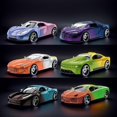 thumbnail image 3 of SharkTRUE 164 Magic Color Changing Racing Car Model Car Creativity Inertia Pull Back Car Drop-resistant And Durable Temperature Color Change Alloy Racing Car Interactive Games, 3 of 8